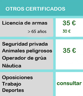 Precios de obtención y renovación de certificados médicos en Oviedo
